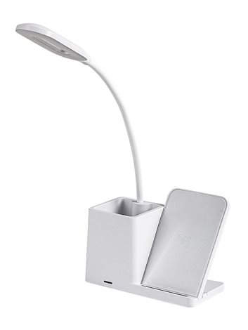 74233 Stmívatelná stolní lampa s bezdrátovým nabíjením CERIE QI LED 4W 5V 3000 4000 6500K IP20 bílá 1