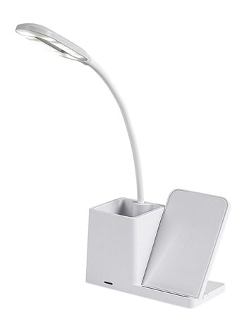 74233 Stmívatelná stolní lampa s bezdrátovým nabíjením CERIE QI LED 4W 5V 3000 4000 6500K IP20 bílá 2