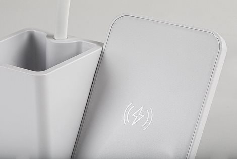 74233 Stmívatelná stolní lampa s bezdrátovým nabíjením CERIE QI LED 4W 5V 3000 4000 6500K IP20 bílá 6
