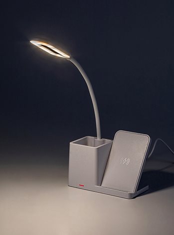 74233 Stmívatelná stolní lampa s bezdrátovým nabíjením CERIE QI LED 4W 5V 3000 4000 6500K IP20 bílá 9