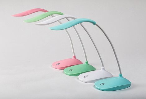 74235 Stmívatelná flexibilní stolní lampa BEDI LED 2W 5V IP20 modrá 5