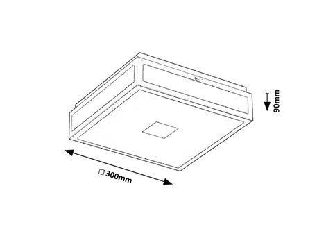 75032 Stropní svítidlo ZOYA 18W 400K 1390lm IP44 6