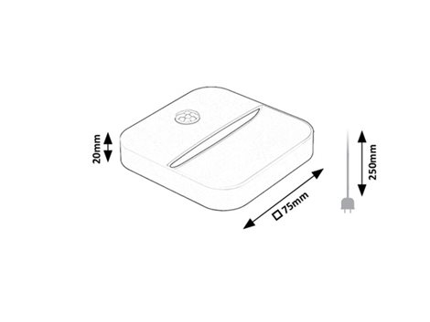 76018 LED Noční nabíjecí světlo se senzorem LED/0,15W/3,7V 3000K 300 mAh 7