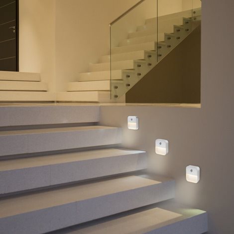 76018 LED Noční nabíjecí světlo se senzorem LED/0,15W/3,7V 3000K 300 mAh 8