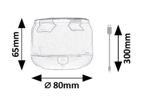 76110 RGB Stolní lampa s reproduktorem RADELIA RGB 3W 3,7V 500mAh IP20 8