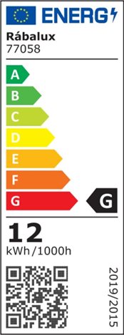 77058 Odiel svítidlo černá LED 12W IP44 10