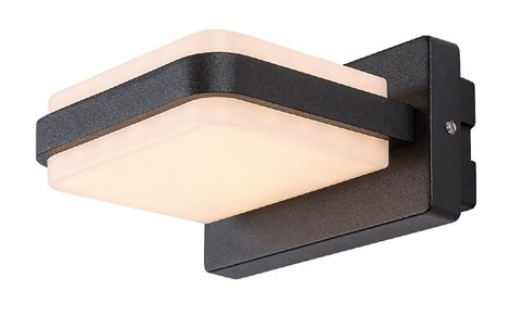 77061 Gendt venkovní nástěnné svítidlo 1x12 W černá 1