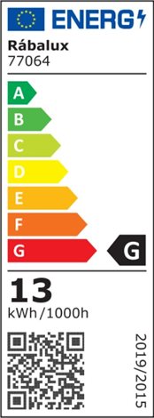 77064 Senica svítidlo černá LED 13W IP65 12