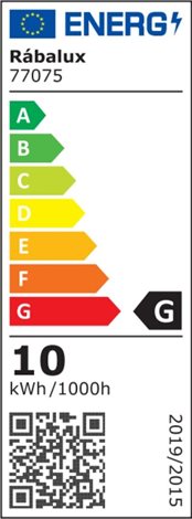 77075 LED Venkovní nástěnné svítidlo LED/10W/230V IP54 černá 4