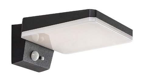 77078 Lasset  venkovní svítidlo solární LED 4,4W, 200lm, 4000K, IP54, senzor, černá 1