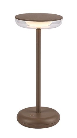 77089 KONIN LED Stmívatelná venkovní lampa LED/6W/5V IP44 1800 mAh hnědá 1