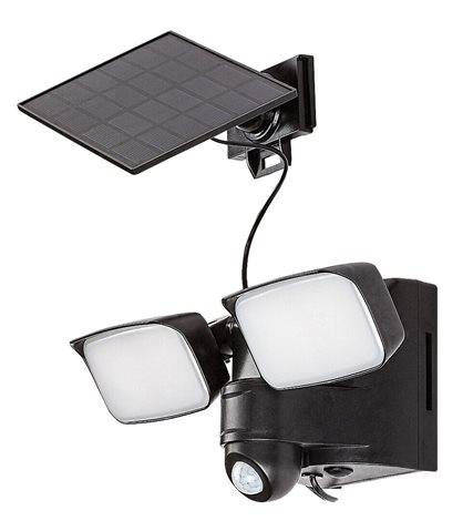 77091 Leszno venkovní svítidlo solární LED 10W, 800lm, 4000K, IP54, senzor, černá 2