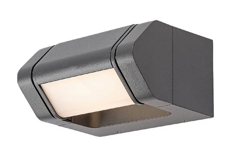 77103 Medna venkovní nástěnné svítidlo 1x8 W antracitová 1