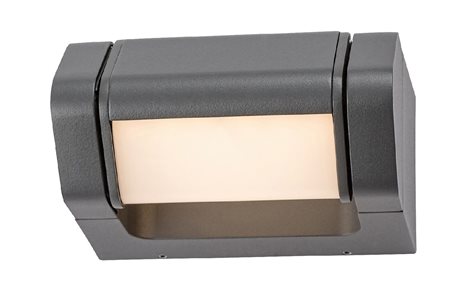 77103 Medna venkovní nástěnné svítidlo 1x8 W antracitová 4