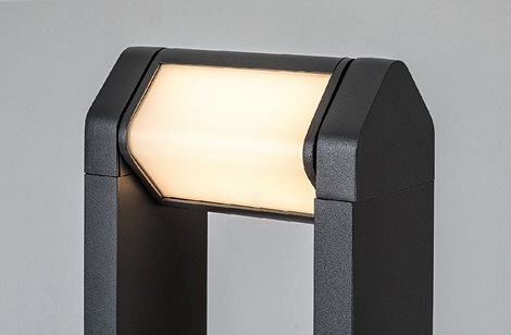 77104 Medna venkovní stojací lampa 1x8 W černá 5