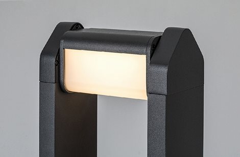 77104 Medna venkovní stojací lampa 1x8 W černá 6