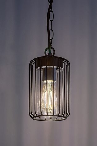 77107 Venkovní závěsné svítidlo TARPA D135mm 1xE27 IP44 černá 5