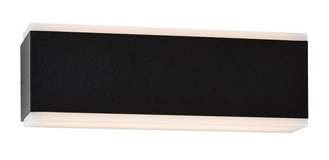 77114 Venkovní nástěnné svítidlo MATARO efektní LED 12W/950lm 3000K IP54 černá 3