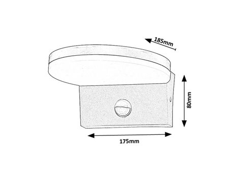 77119 Venkovní nástěnné svítidlo Batida LED 9W 900lm IP54 3