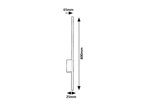77125 Venkovní nástěnné svítidlo KELEBIA LED 12W/1000lm 3000K IP44 černá 5