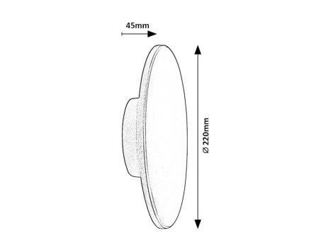 77152 Venkovní nástěnné svítidlo RUST D220mm LED 15W/1500lm 2700+4000+6500K IP65 šedá 9
