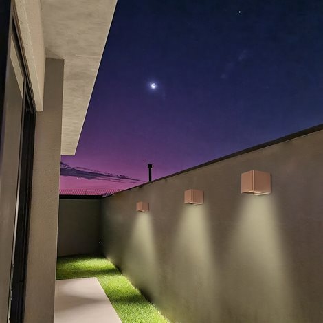 77169 Venkovní nástěnné svítidlo HALLSTATT LED 10W/320lm 3000K IP54 hnědá 14