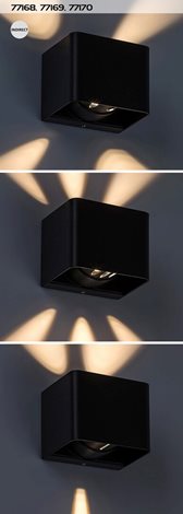 77169 Venkovní nástěnné svítidlo HALLSTATT LED 10W/320lm 3000K IP54 hnědá 13