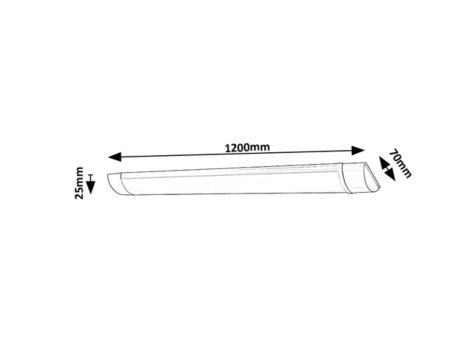 078025 Batten Light2, belt.pultmeg.LED36W, L120cm 7