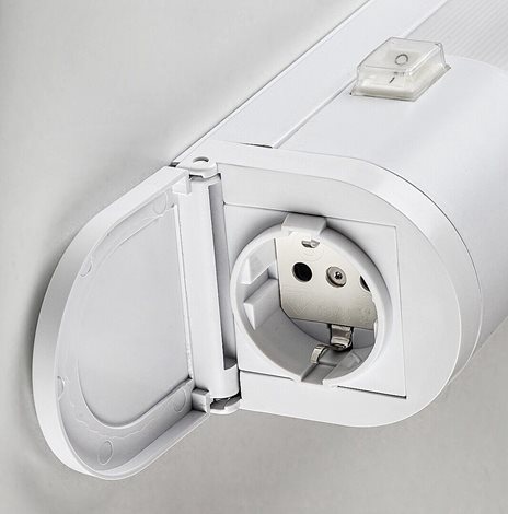 78027 LED Podlinkové svítidlo  se zásuvkou DUDDU LED/17W/230V 4000K IP44 bílá 57 cm 4