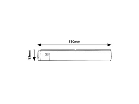 78027 LED Podlinkové svítidlo  se zásuvkou DUDDU LED/17W/230V 4000K IP44 bílá 57 cm 5