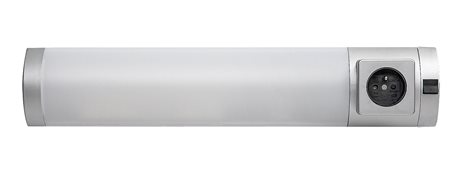 78038 Podlinkové svítidlo se zásuvkou SOFT2E LED 5W 230V 4000K 45 cm IP20 stříbrná 1