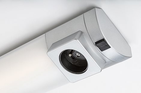 78038 Podlinkové svítidlo se zásuvkou SOFT2E LED 5W 230V 4000K 45 cm IP20 stříbrná 3
