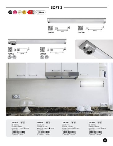 78053 LED Podlinkové svítidlo LED/5W/230V 4000K chrom 7