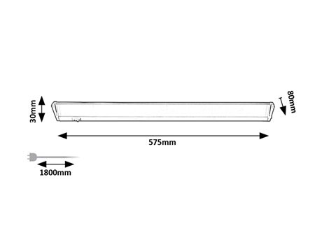 78059 Podlinkové svítidlo EASYLIGHT2 LED 10W 750lm 4000K š575mm IP20 bílá 6