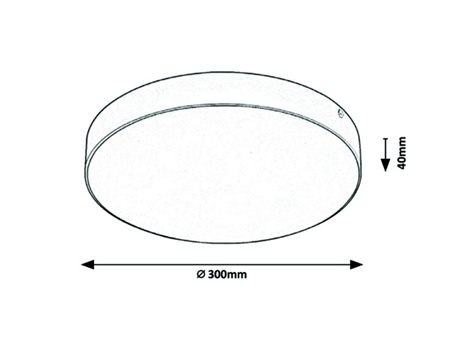 7894 LED Stropní svítidlo LED/24W/230V 3000-6000K IP44 bílá 6