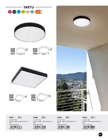 7898 LED Stmívatelné venkovní svítidlo LED/24W/230V 3000-6000K IP44 černá 8