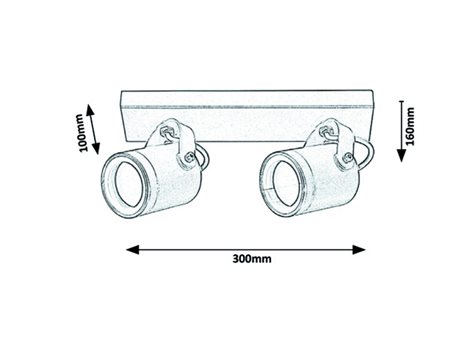 7930 Venkovní nástěnné bodové svítidlo ELVA 2xGU10/35W/230V IP44 3