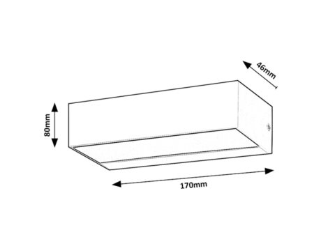 7935 LED Venkovní nástěnné svítidlo HALDEN LED/10W/230V IP65 7