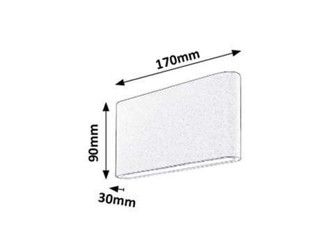 7952 LED Venkovní nástěnné svítidlo 2xLED/6W/230V IP54 3000K 4