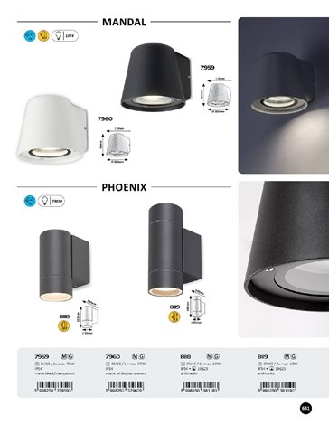 7959 venkovní svítidlo Mandal 35W IP54 7