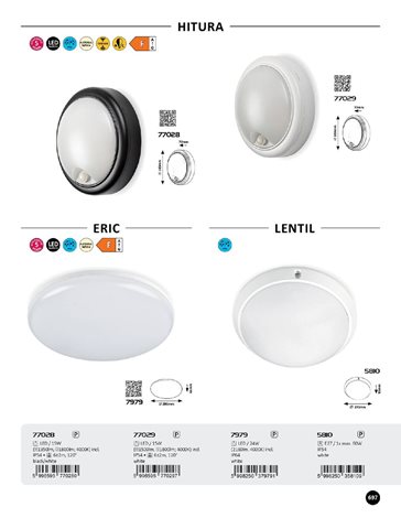 7979 LED Venkovní stropní svítidlo LED/24W/230V IP64 5