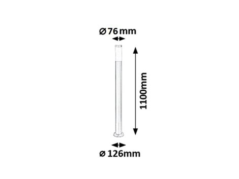 8265 Venkovní stojací lampa 1xE27/25W IP44 2