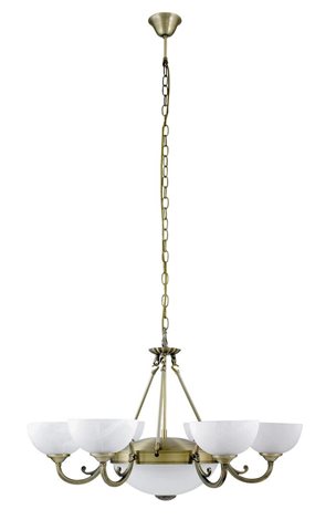 8546 Marlene, závěsné svítidlo, 6x40W E14 + 2x60W E27 1
