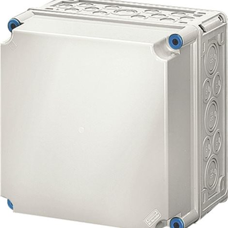 Mi 0211 Prázdná rozvodnice s neprůhledným víkem IP 65, vnější rozměry (š-v-h) 300x300x214m 1