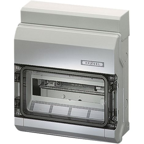 KV 1512 Jističová rozvodnice s kabelovým vstupem IP 54. Prostor na 12 modulů v 1 řadě. Vče 1