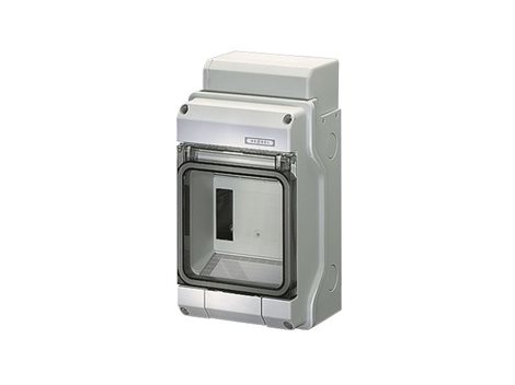 KV 1504 Jističová rozvodnice s kabelovým vstupem IP 54. Prostor na 4 moduly v 1 řadě. Včet 3