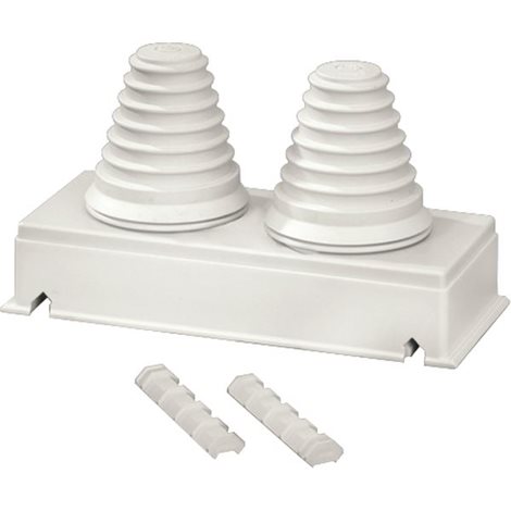 FP FG 273 Příruba se dvěmi vývodkami pro stěnu velikosti 2.  Rozsah utěsnění 30-72mm 1