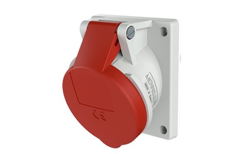 MN-1496 vest.zásuvka šikmá 4x32A 6h 400V