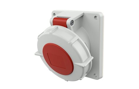 MN-1551 Zásuvka vestavná 32A 5P 400V IP67 6h úhlová Mennekes 1551