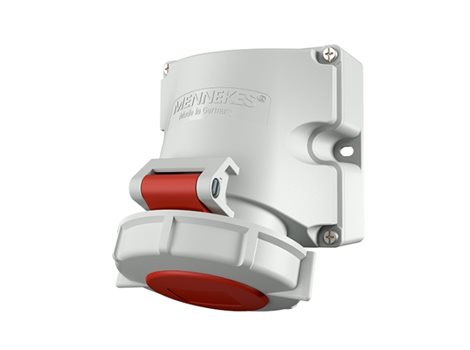 MN-9322 Zásuvka nástěnná 16A 4P 400V IP67 6h Mennekes 9322